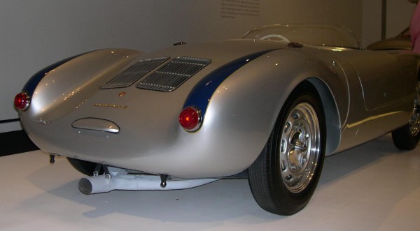 A 1955 Porsche 550 Spyder.